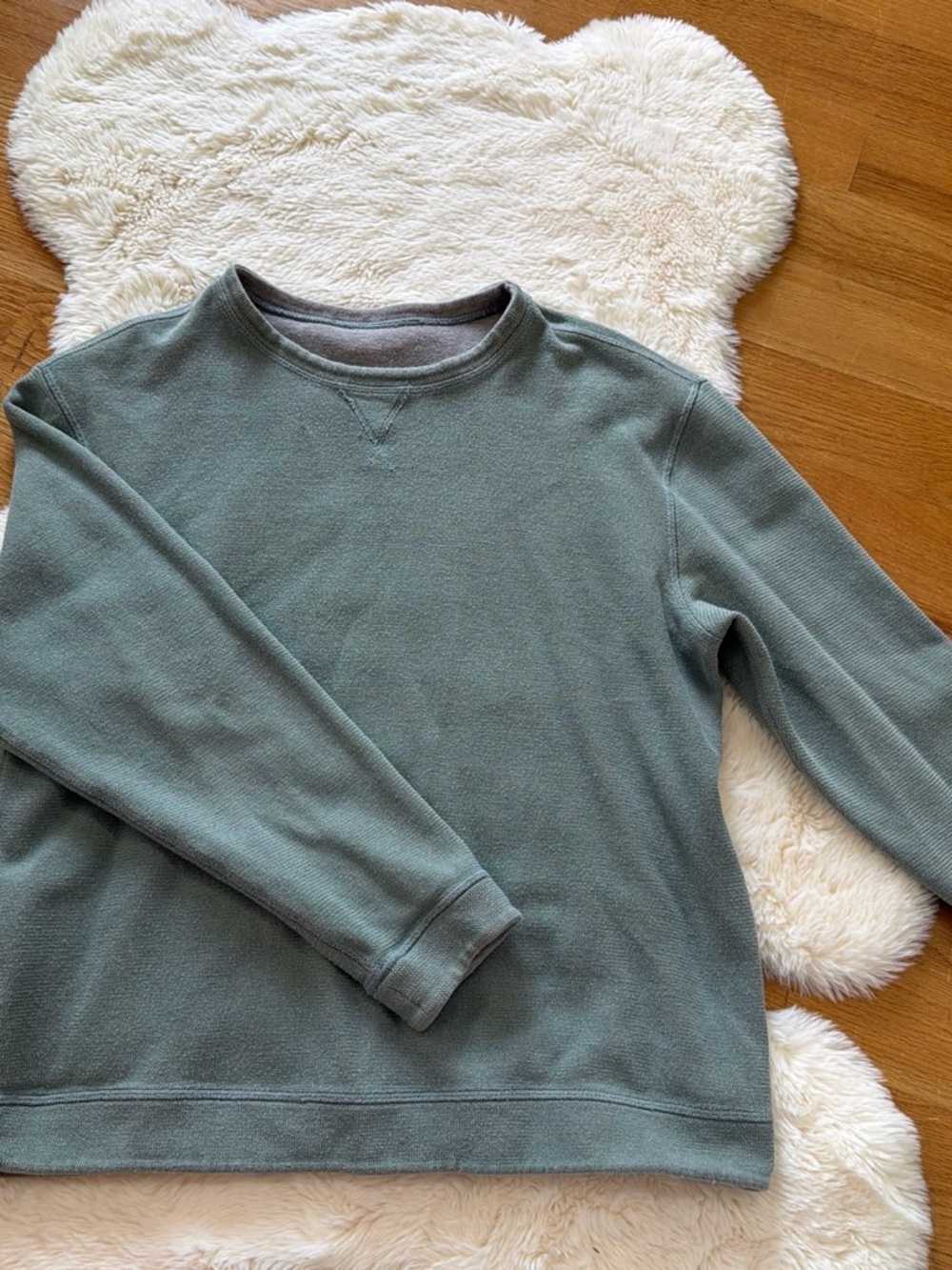 Get 2 colors! Hollister Men's Sage Green Crewneck Pullover